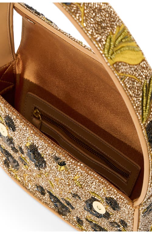 Staud Tommy Beaded Shoulder Bag In Multi
