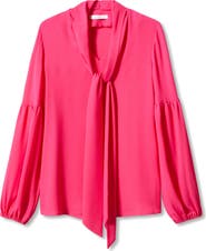 MANGO Balloon Sleeve Top