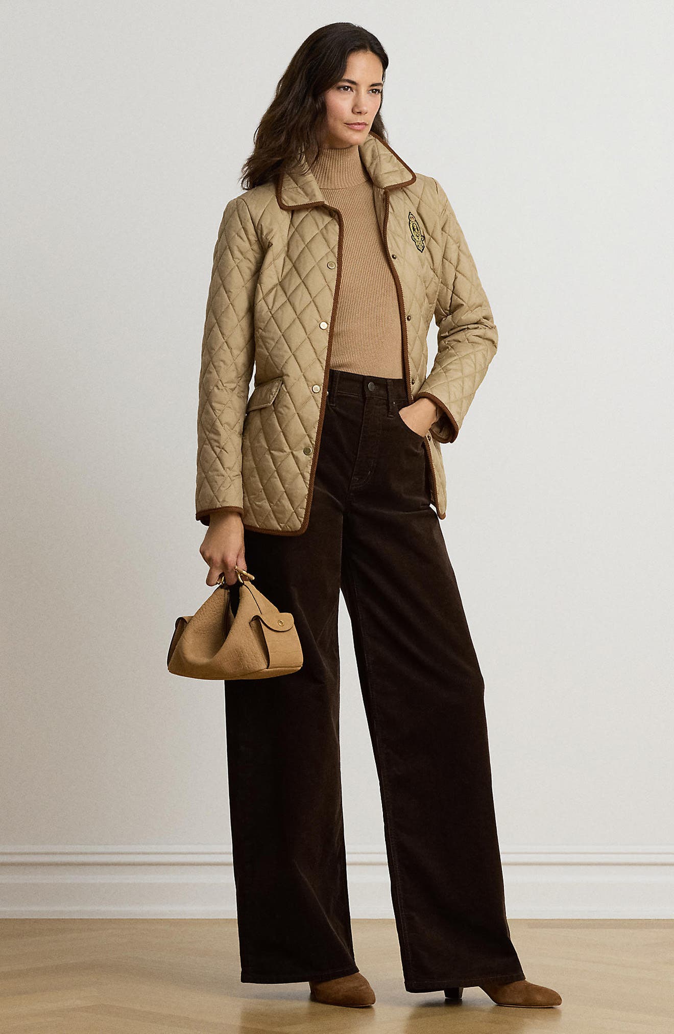 Женские куртки Lauren Ralph Lauren Butterpile Crest Quilted Jacket — фото 5