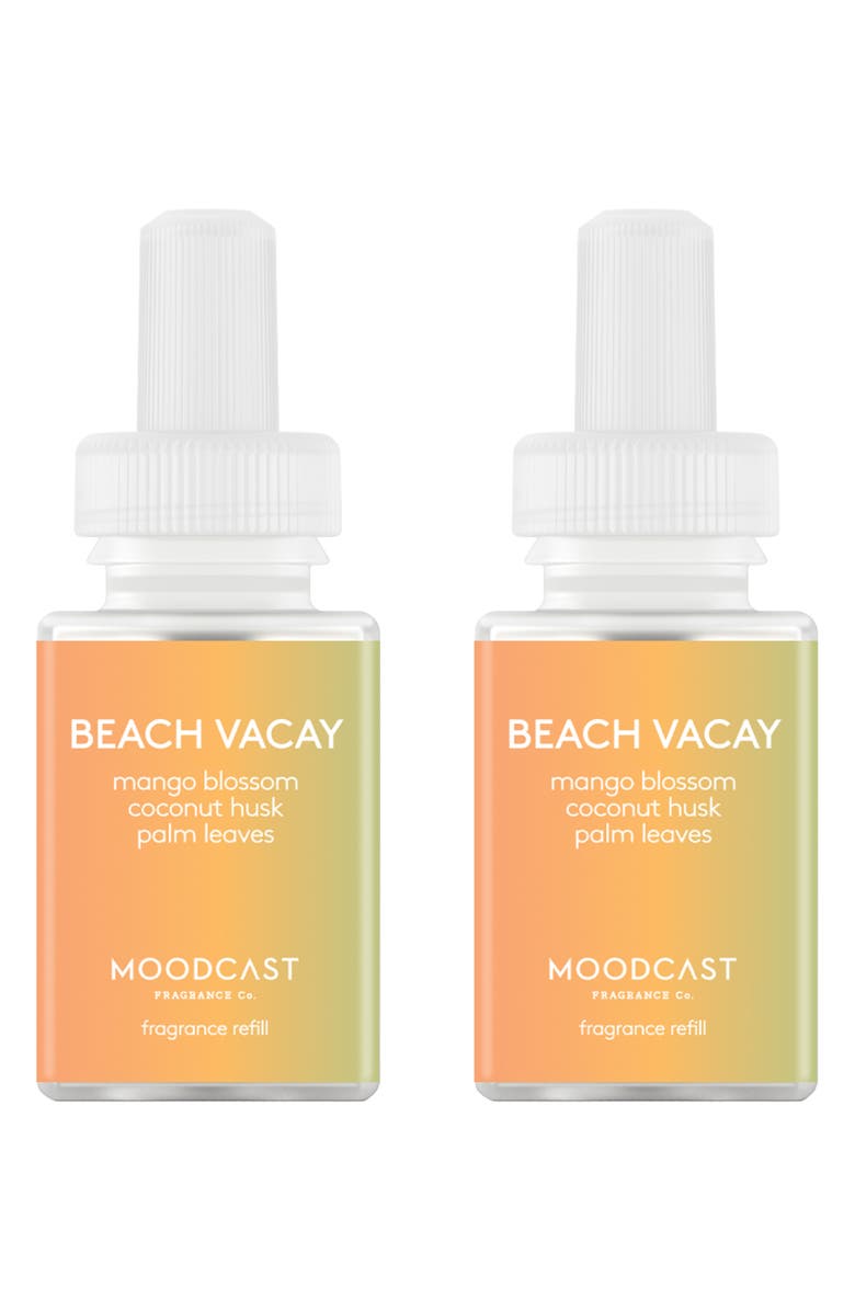 PURA x Moodcast 2-Pack Diffuser Fragrance Refills, Main, color, Beach Vacay
