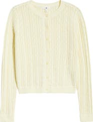 BP. Pointelle Knit Cardigan