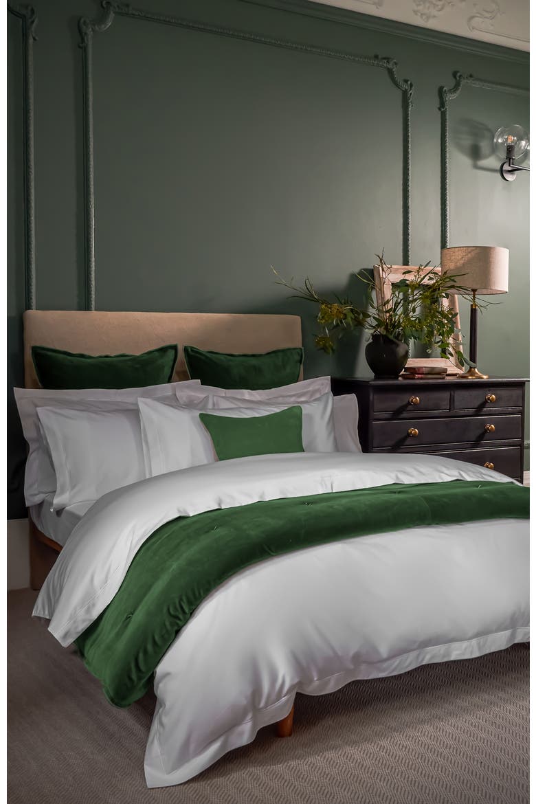 Premium Luxury Sateen Cotton Duvet Cover Sets, Alternate, color, White