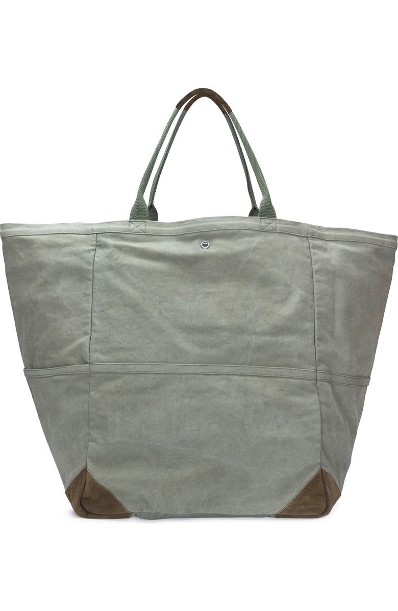 Faherty sunwashed canvas utility bag, Alternate, color, Olive