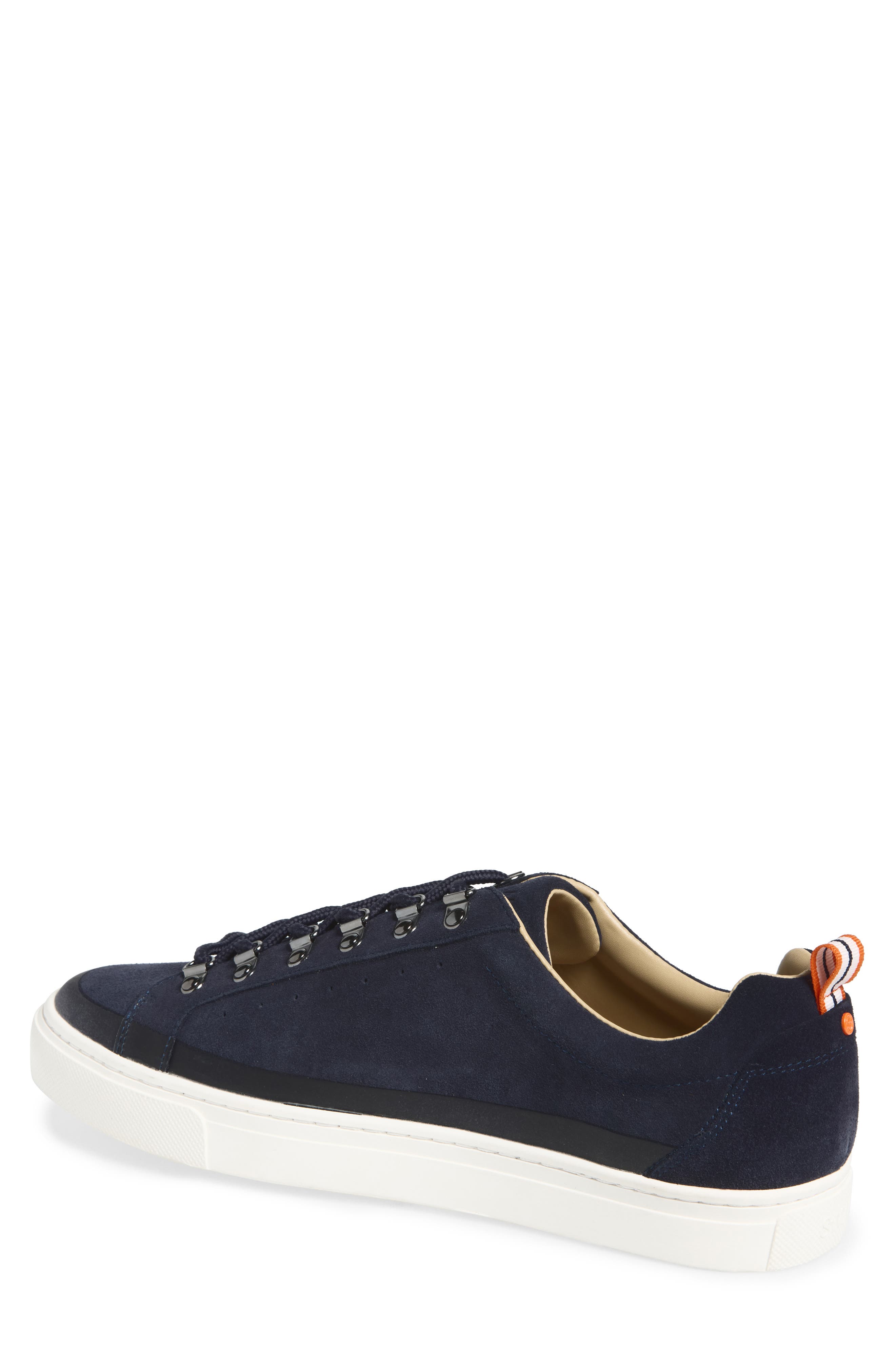 Skog Leather Sneaker, Alternate, color, NAVY