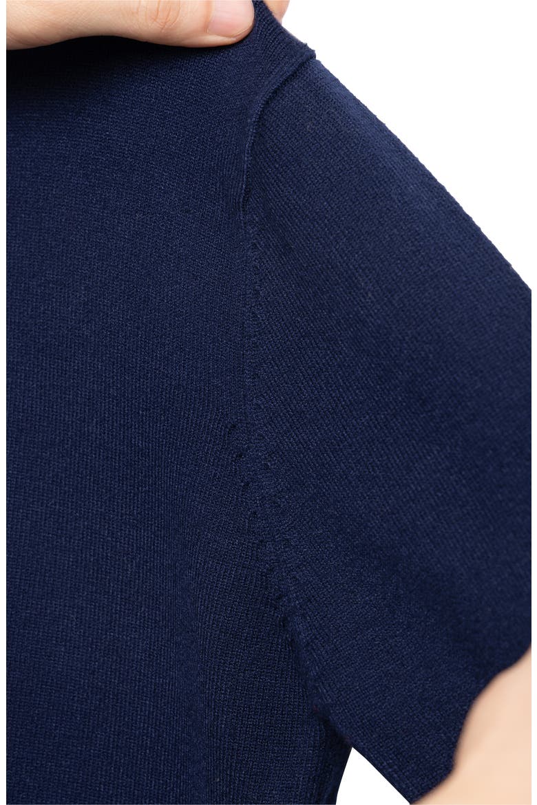 Kids' Basic Crew Neck Sweater, Alternate, color, NAVY