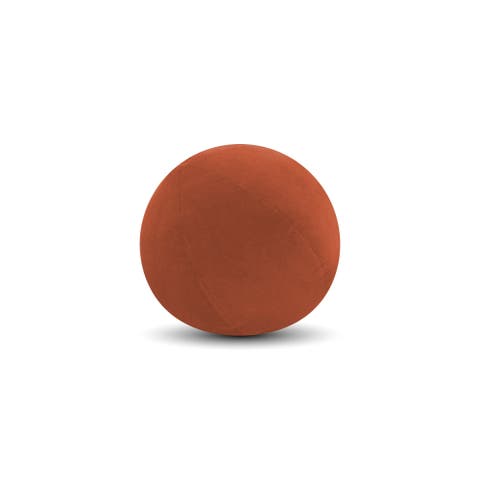 Plush Velvet Indoor & Outdoor Woven Accent Orb Pillow