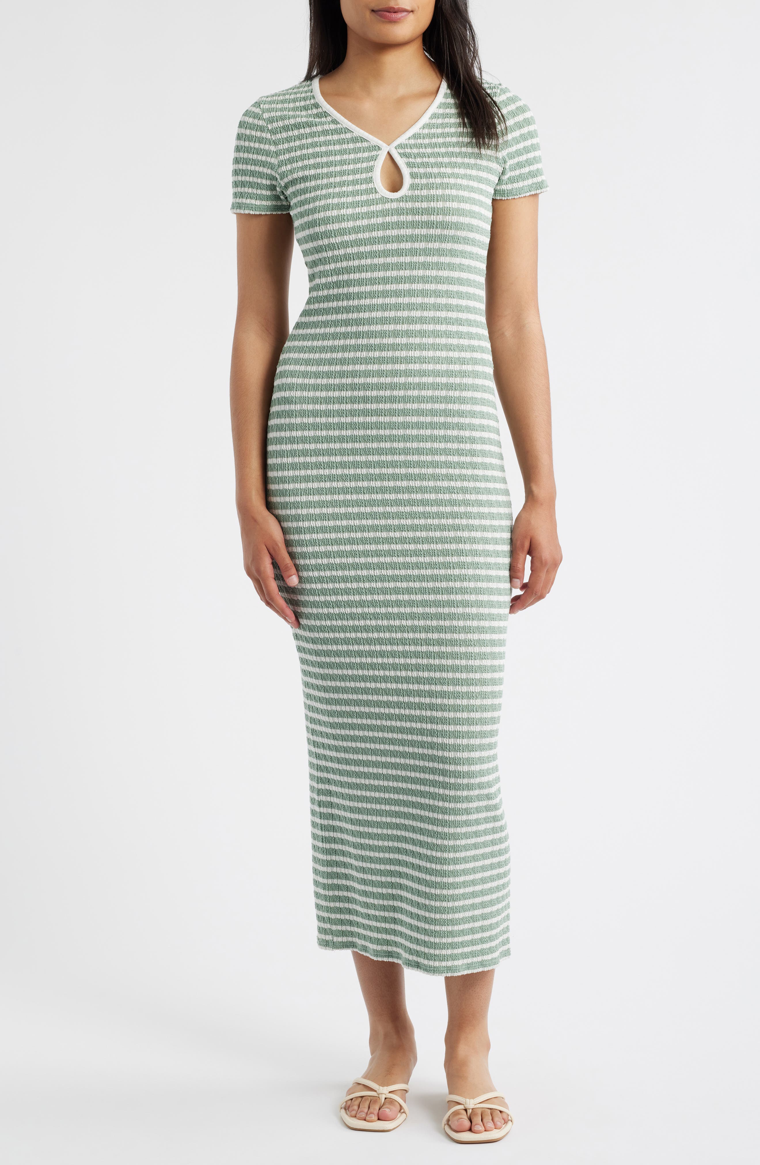Keyhole Midi Dress - image 3