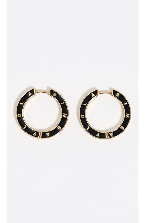 Logo Hoop Earrings