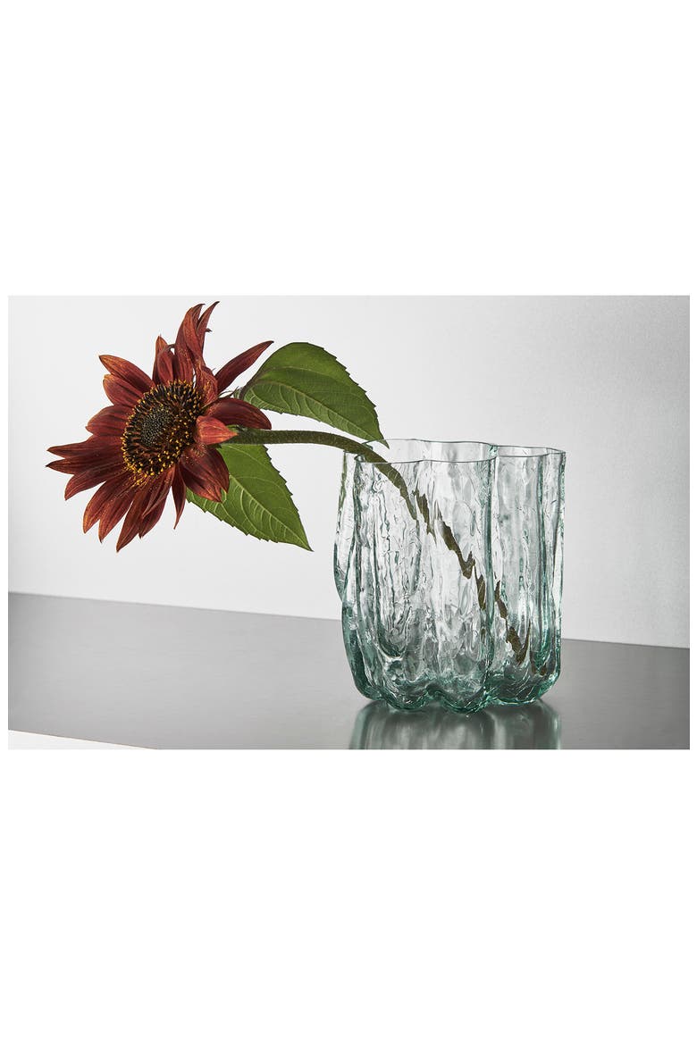 Crackle Small Vase, Alternate, color, BLUE