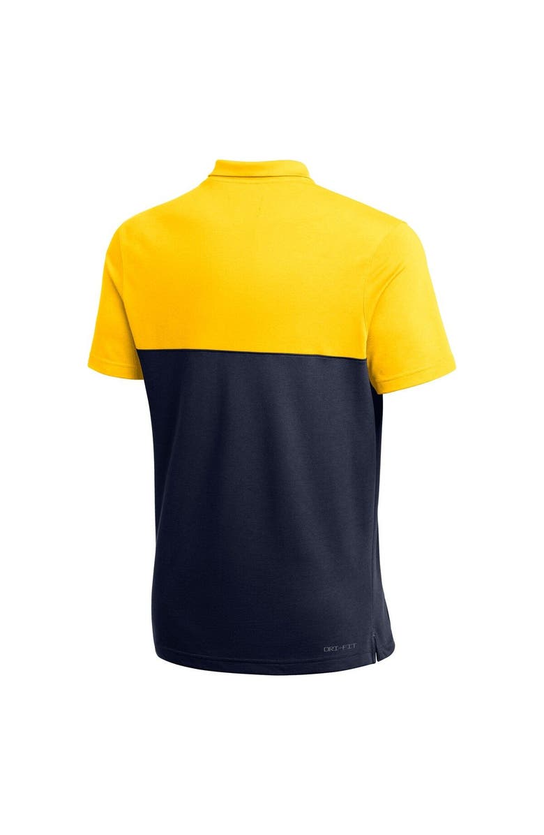 Jordan Brand Men's Jordan Brand Maize Michigan Wolverines 2022 Coaches Performance Polo, Alternate, color, Maize