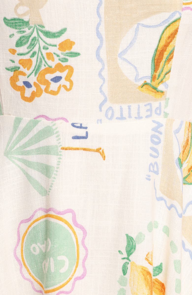 Petal & Pup Willow Print A-Line Minidress, Alternate, color, Edan