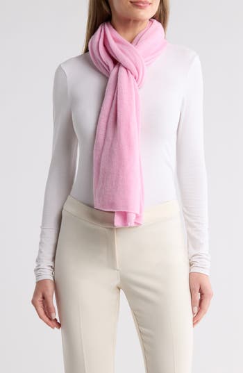 La Fiorentina Cashmere & Wool-blend Wrap In Pink