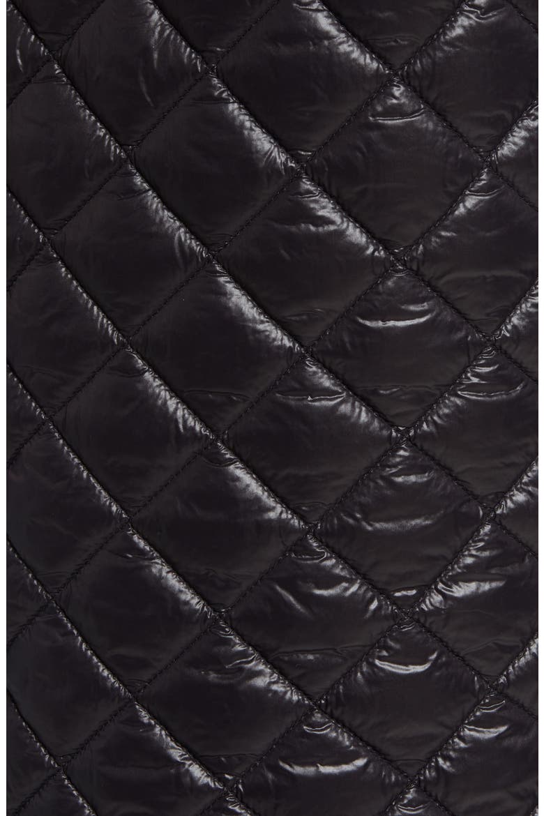 Diamond Quilted Coat, Alternate, color, BLACK