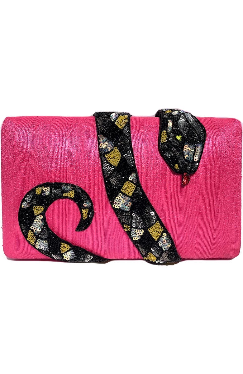 Simitri Kaa Clutch, Main, color, Pink