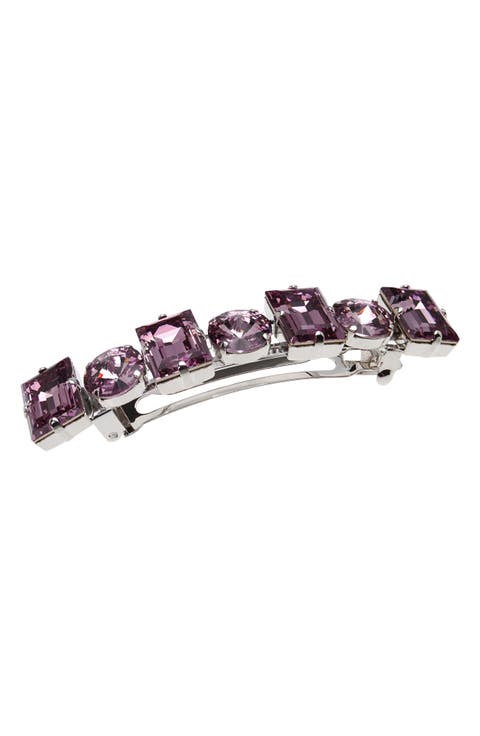 Small Sienna Swarovski Crystal Barrette