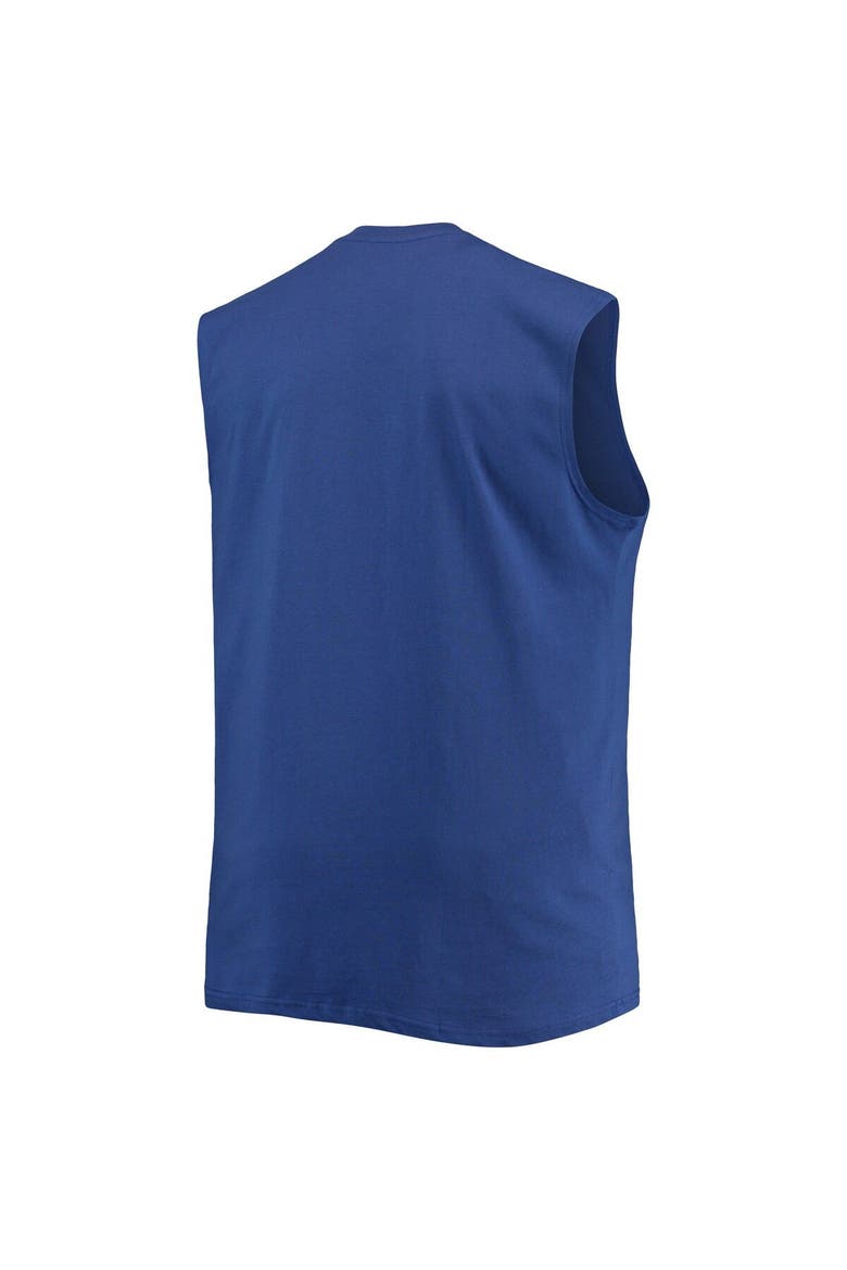 Men's Royal New York Giants Big & Tall Muscle Tank Top, Alternate, color, Royal
