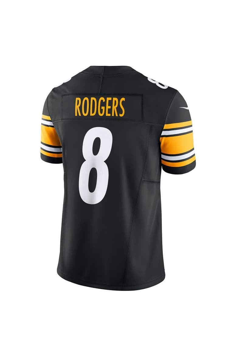Men's Nike Aaron Rodgers Black Pittsburgh Steelers Team  Vapor F.U.S.E. Limited Jersey, Alternate, color, Black