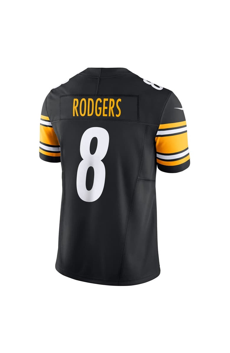 Nike Men's Nike Aaron Rodgers Black Pittsburgh Steelers Team  Vapor F.U.S.E. Limited Jersey, Alternate, color, Black