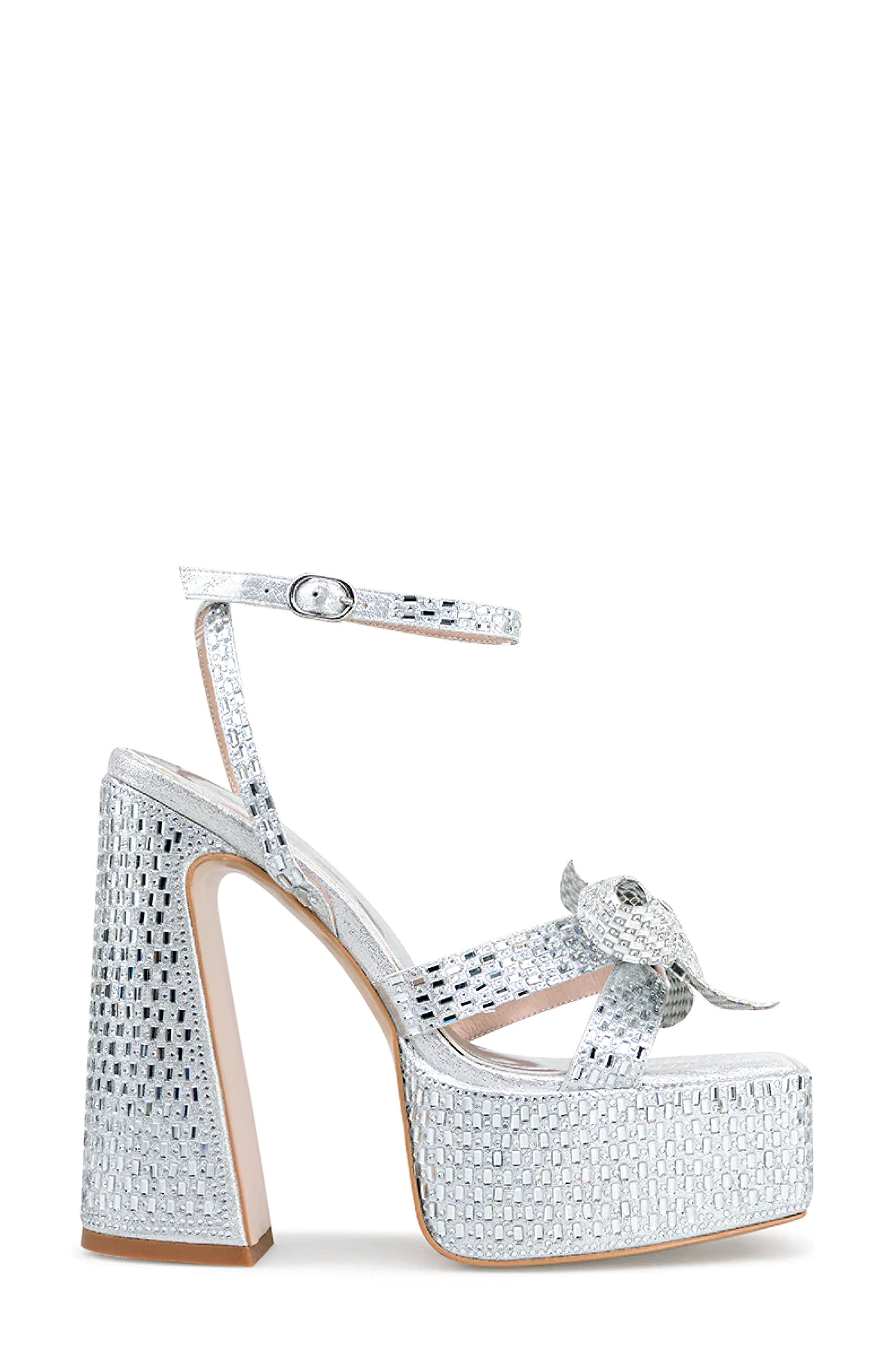 AZALEA WANG Stella Ankle Strap Platform Sandal, Alternate, color, 