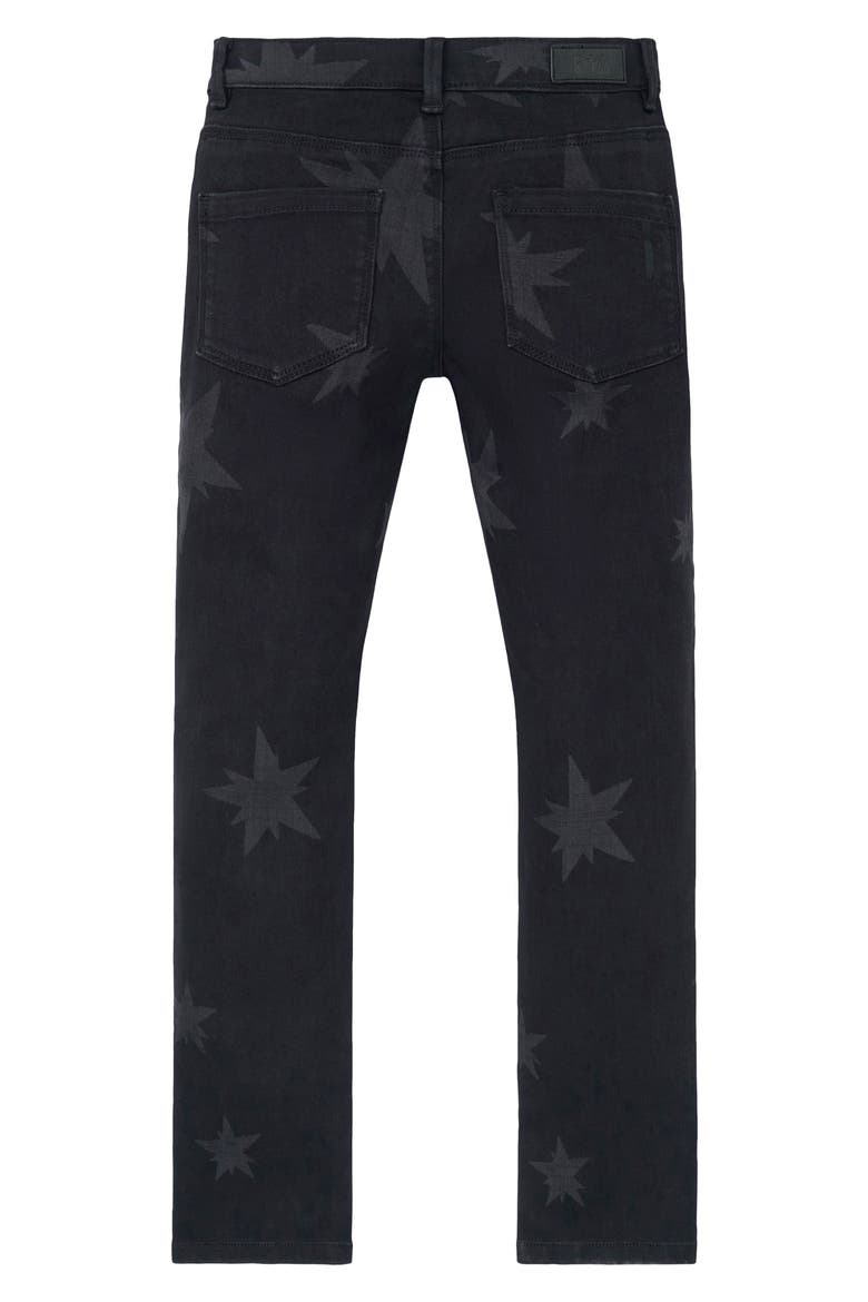 Kids' Benson Skinny Jeans, Alternate, color, BLACK ALLOVER STAR