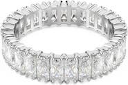 Swarovski Matrix Baguette Crystal Eternity Ring