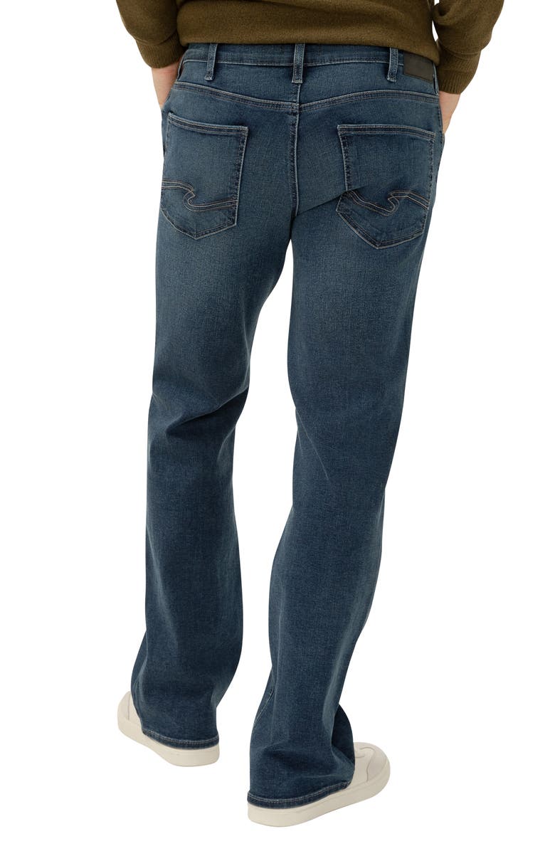 Silver Jeans Co. Zac Relaxed Fit Straight Leg Jeans, Alternate, color, Saddle