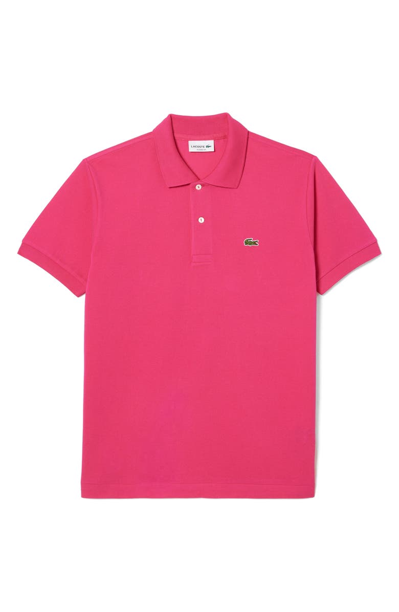 Lacoste Regular Fit Piqué Polo, Alternate, color, Spinel