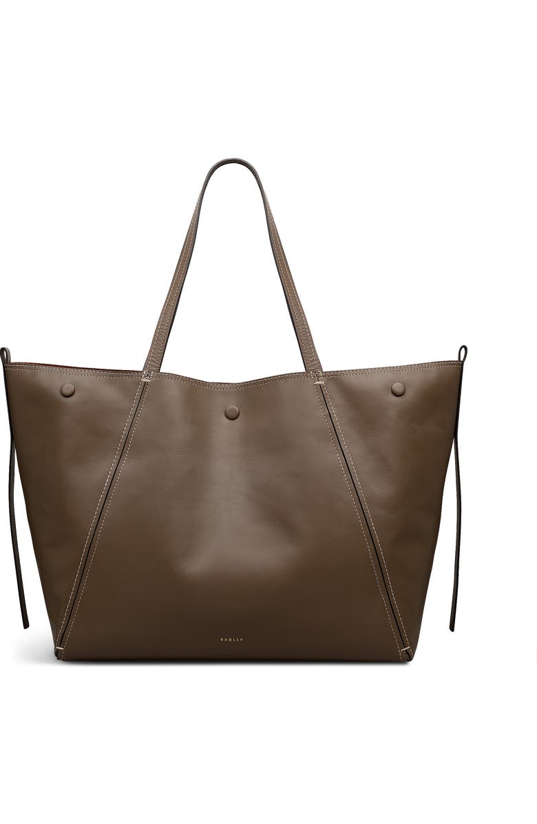 Radley The Delphine Extra Large Open Top Tote Bag, Main, color, Coffee