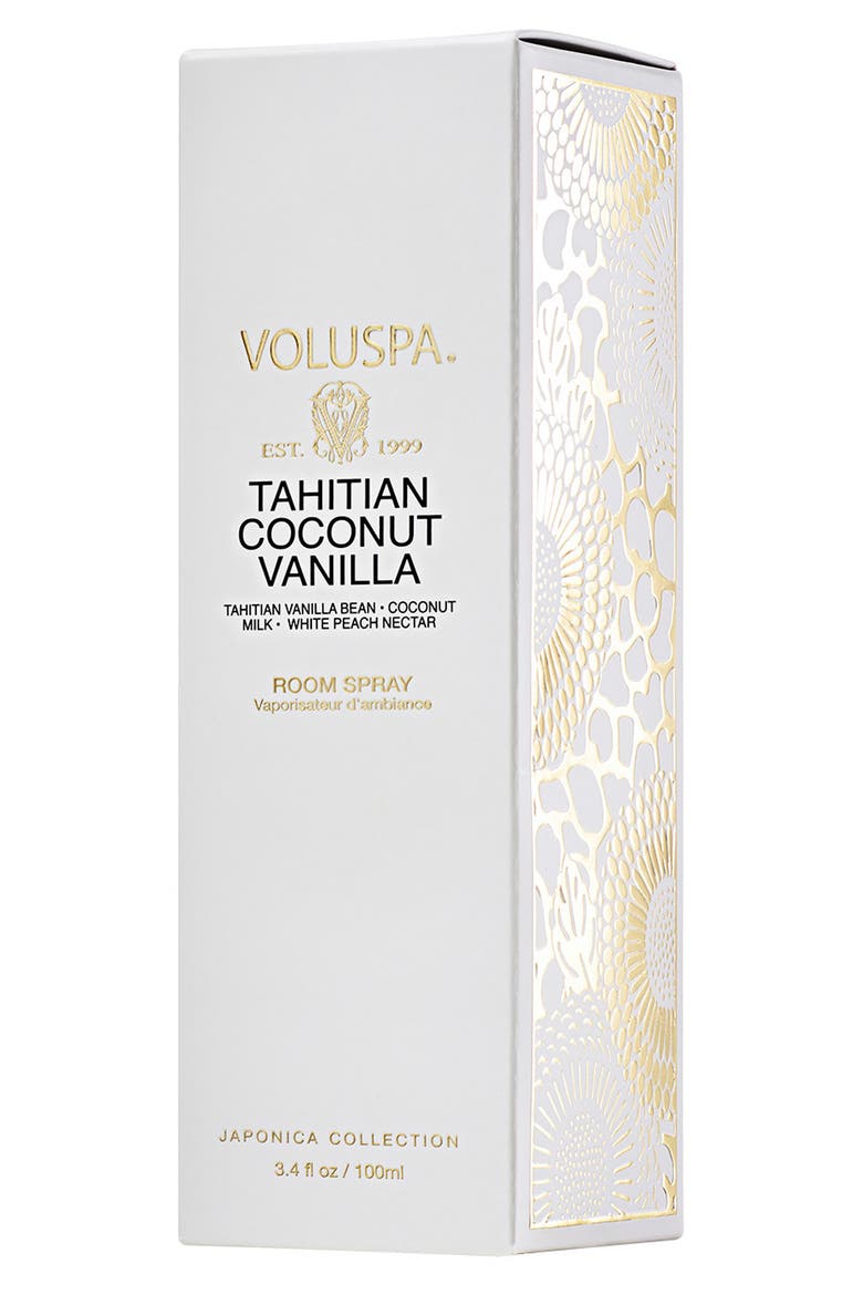 Tahitian Coconut Vanilla Room Spray, Alternate, color, WHITE
