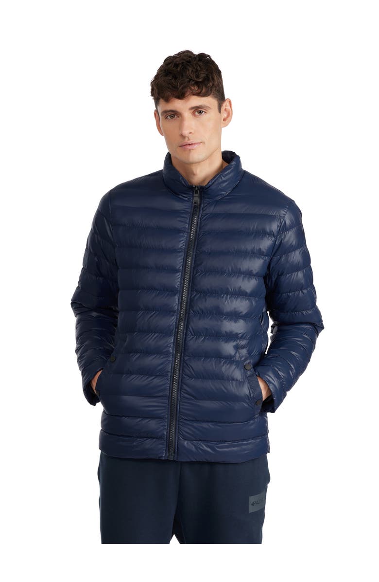 Pajar Men's Altair Mid Length Parka with Welded Detail and Detachable Hood, Alternate, color, Navy