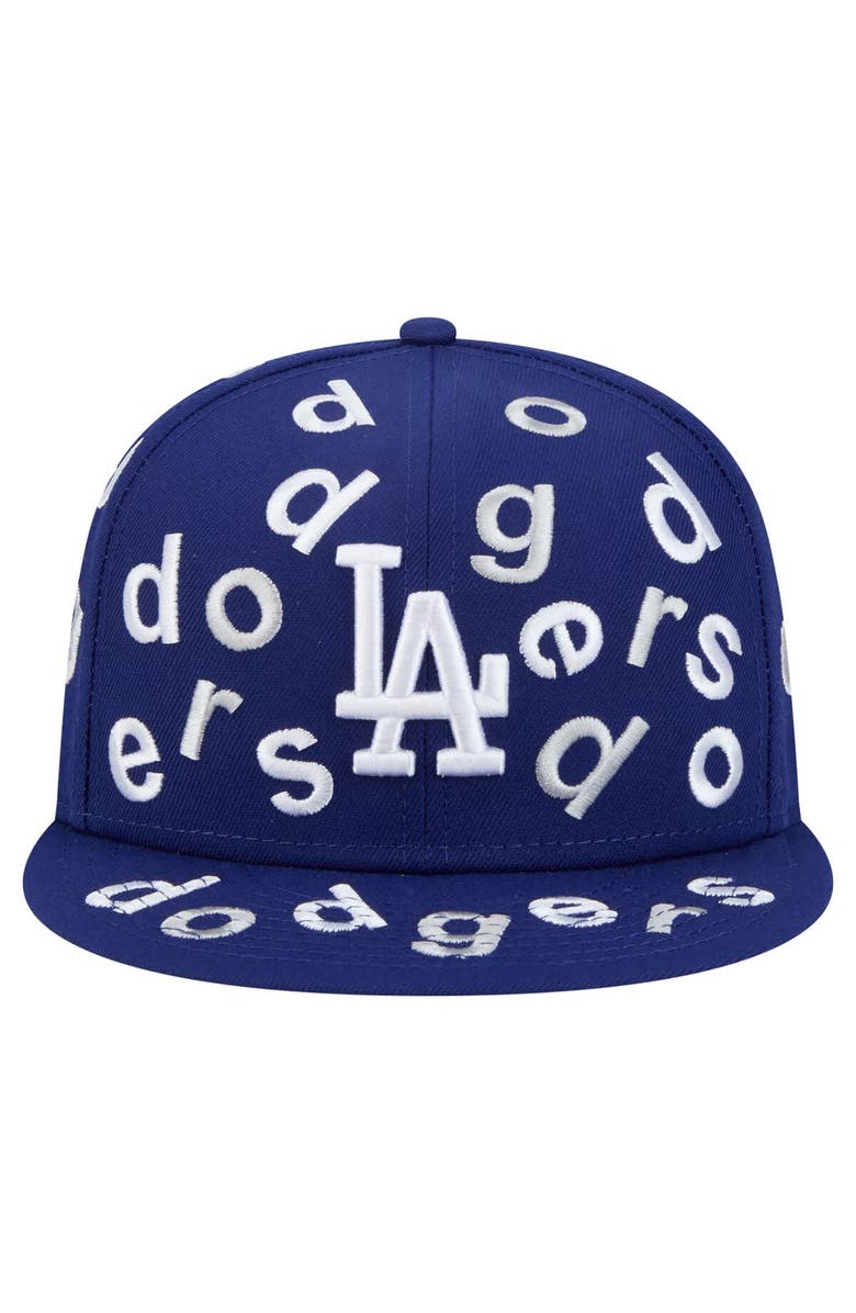 New Era Men's New Era Royal Los Angeles Dodgers Team Confetti 59FIFTY Fitted Hat, Alternate, color, 