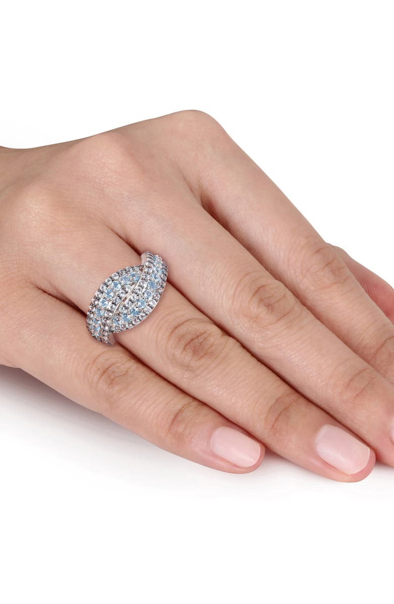 DELMAR Sky & Swiss Blue Topaz Ring, Alternate, color, Blue