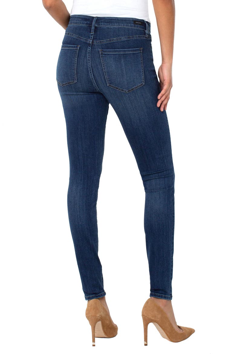 Liverpool Abby Skinny Jeans, Alternate, color, ROSELAND