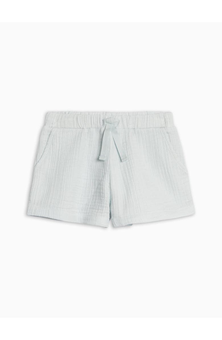 KENDI by Colored Organics Organic Alden Muslin Shorts, Alternate, color, Powder