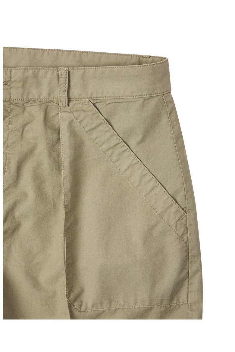 Hautet Cotton Shorts, Alternate, color, GREEN