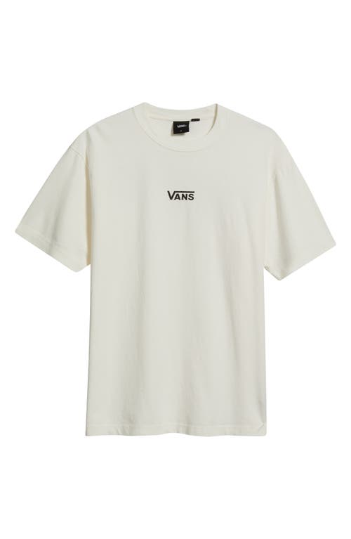 Vans Logo Cotton Graphic T-shirt In White