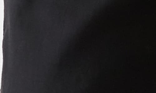 Shop Michael Stars Geraldine Straight Leg Linen & Cotton Pants In Black