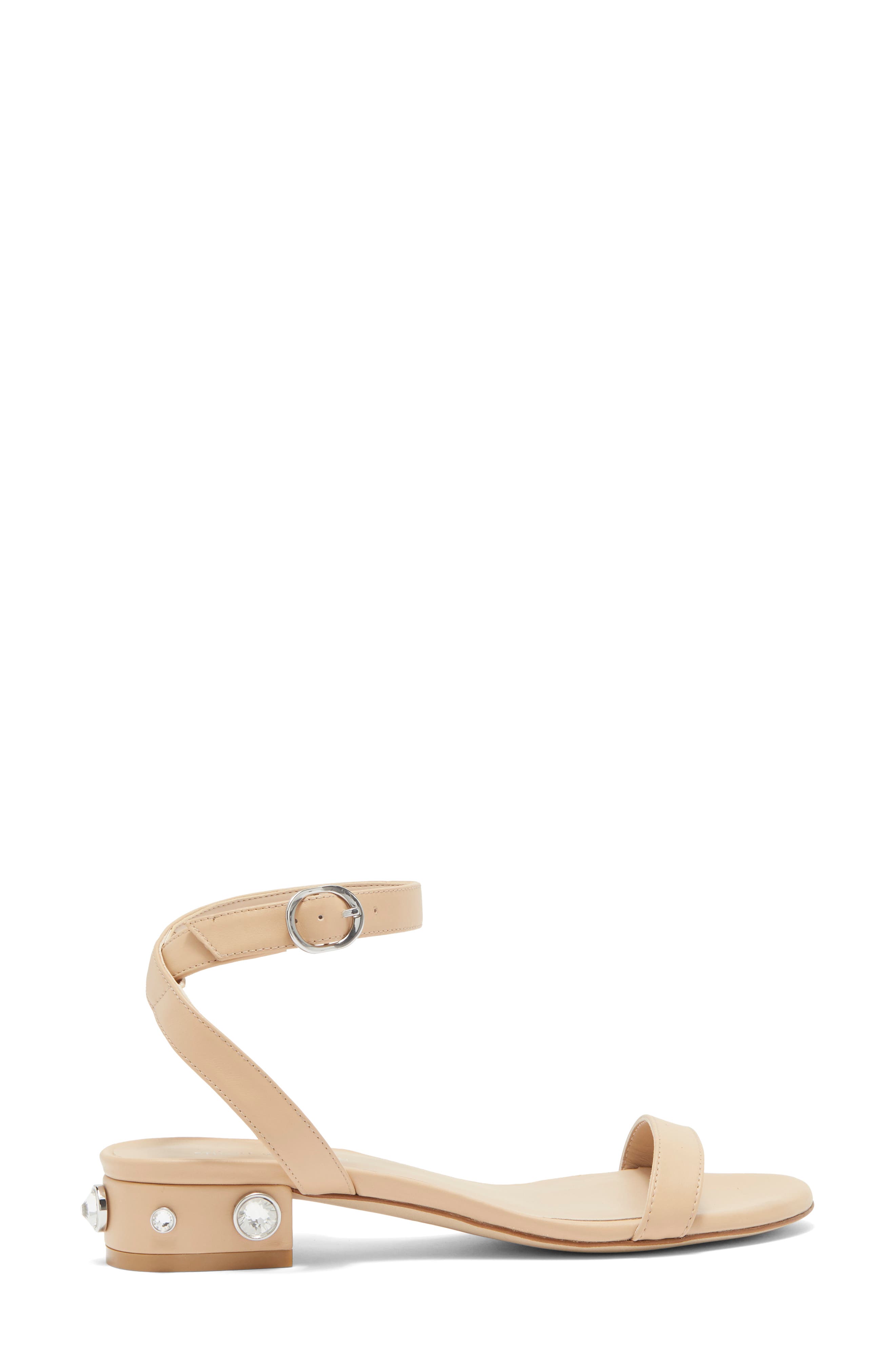 Ashland Embellished Ankle Strap Sandal, Alternate, color, GOLDEN BEIGE
