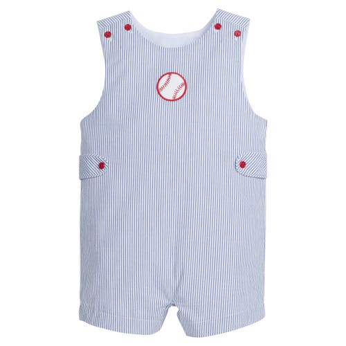 Little English Babies'  Kids' Applique Button Tab John John