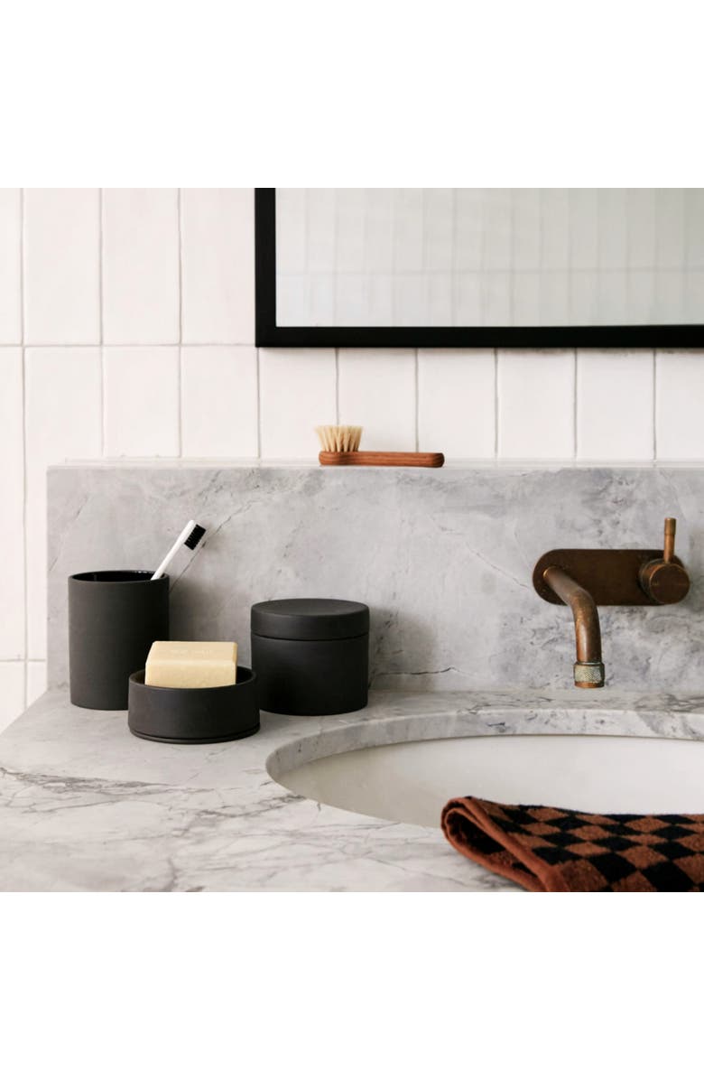 ESKO Sabia Soap Dish - Bathroom Accessories - 10cm x 4cm, Alternate, color, Black