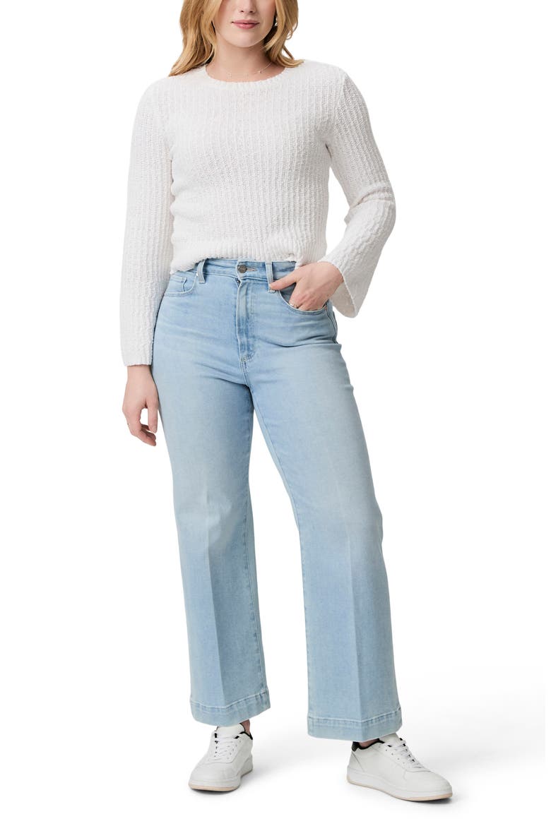 Flaunt Iconic Curvy High Waist Ankle Flare Jeans, Alternate, color, SHOOTING STAR