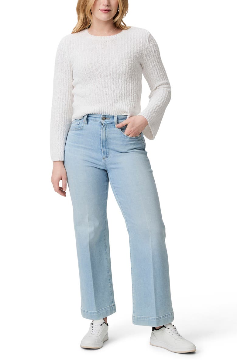 PAIGE Flaunt Iconic Curvy High Waist Ankle Flare Jeans, Alternate, color, Shooting Star