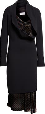 Dries Van Noten Delsey Long Sleeve Midi Dress