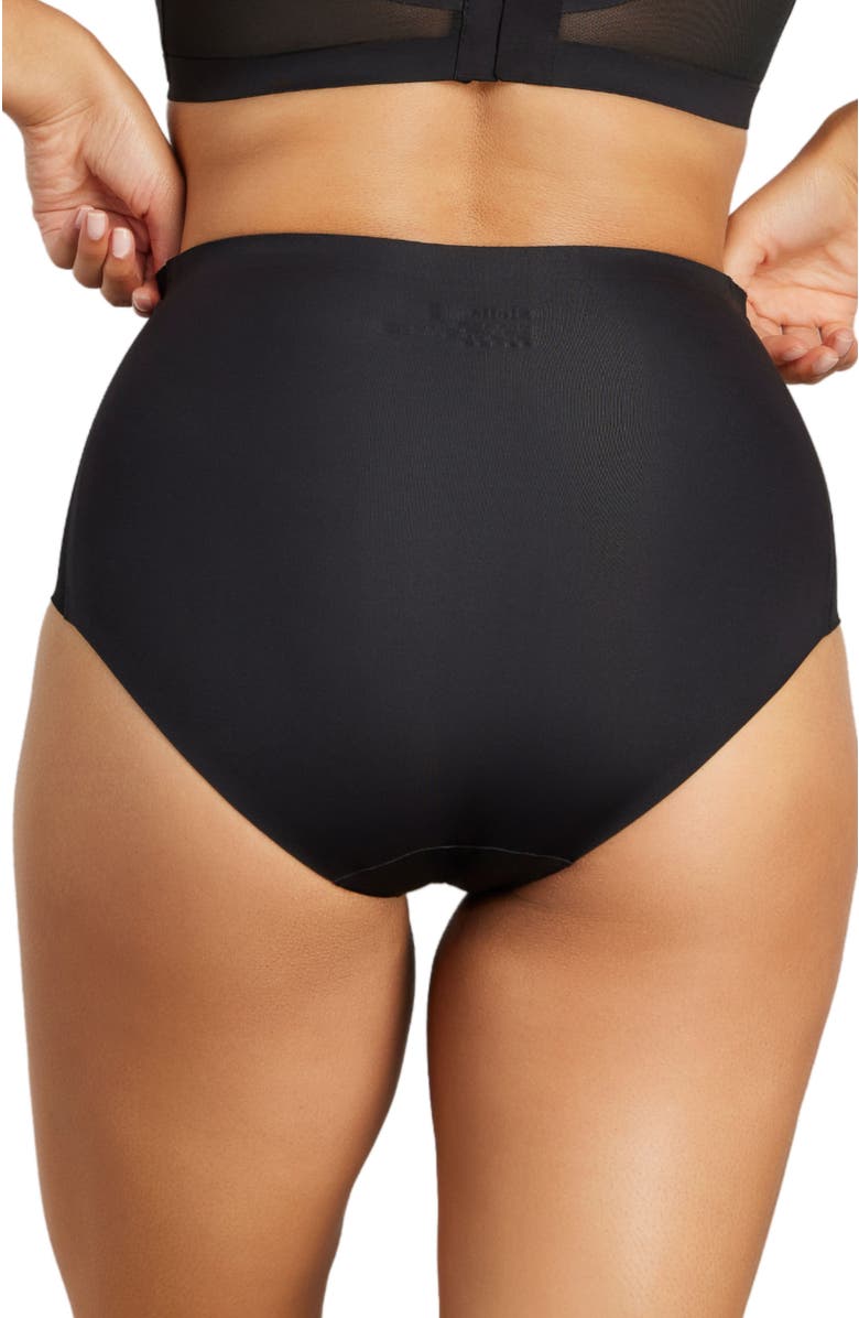 Siella Sexy Smooth Shaping Brief, Alternate, color, Black