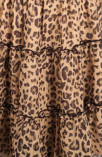 Kids' Denim & Leopard Tutu Mixed Dress