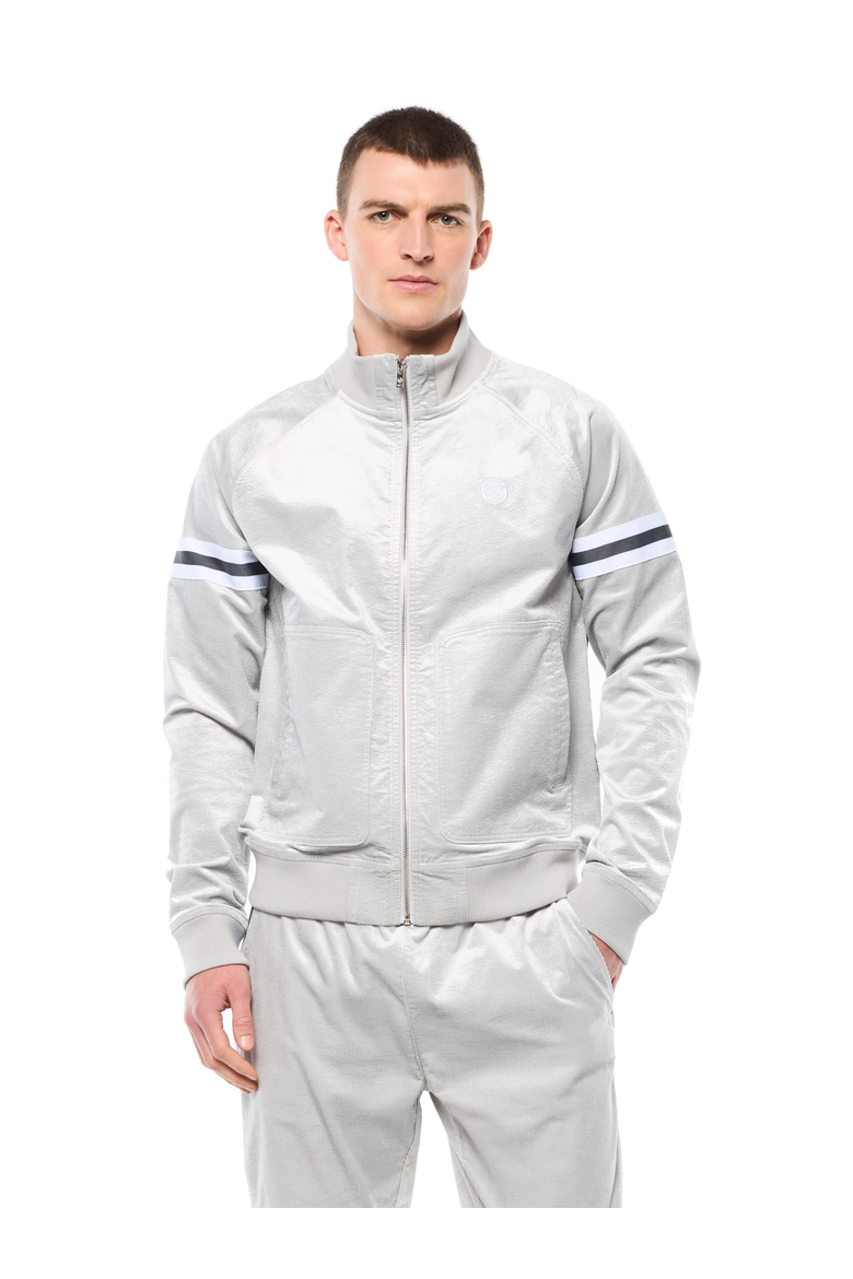 Cordurato Track Jacket, Main, color, QUIET GREY