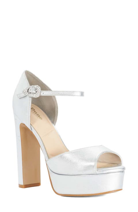 Myans Faux Leather Platform Sandal
