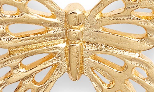 Ki-ele Taylor Butterfly Stud Earrings In Gold
