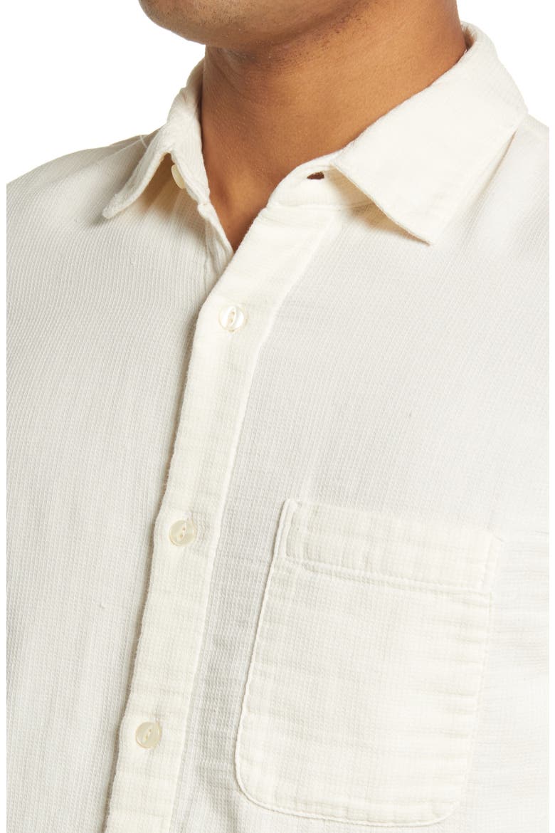 The Ripper Trim Fit Double Gauze Button-Up Shirt, Alternate, color, IVORY
