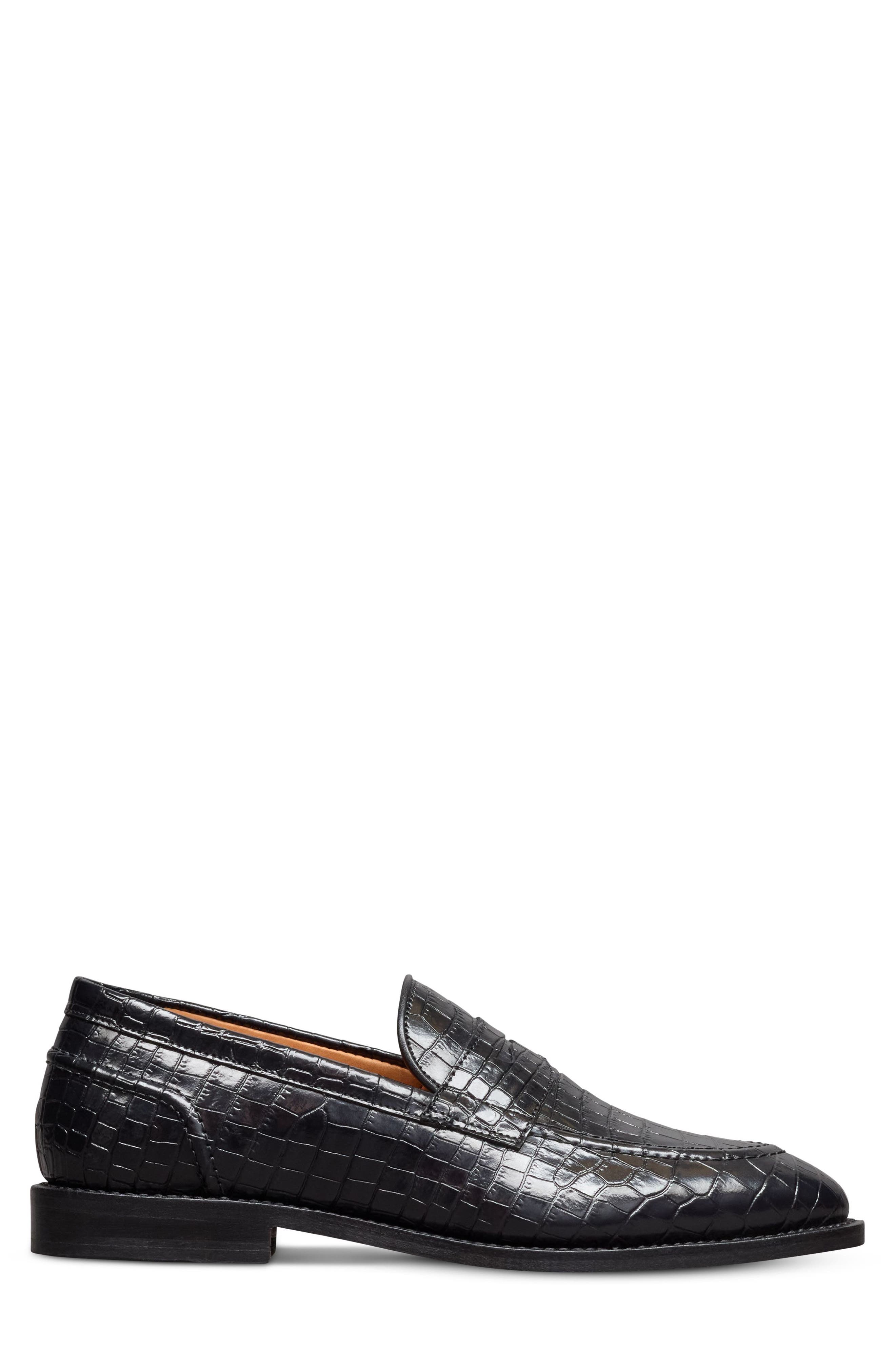 Allen Edmonds RANDOLPH2.0, Alternate, color, Black Croco Leather